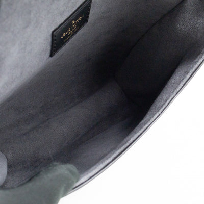 Saumur BB Black Epi Leather