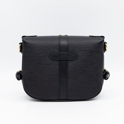 Saumur BB Black Epi Leather