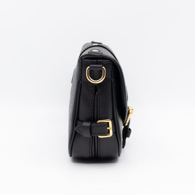 Saumur BB Black Epi Leather