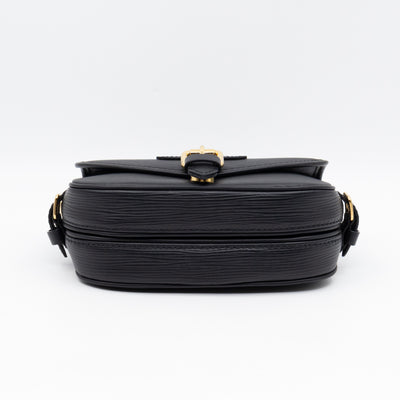 Saumur BB Black Epi Leather