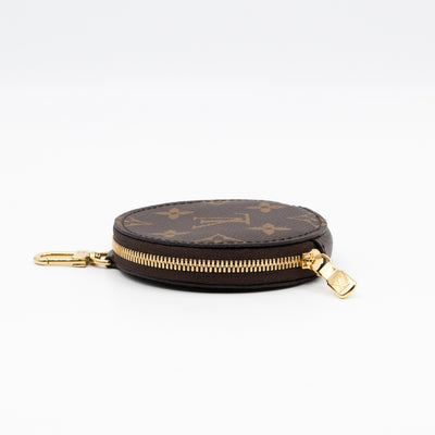 Bandoulière Shoulder Strap with Coin Purse Black Nylon