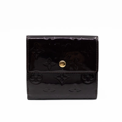 Elise Wallet Vernis Amarante