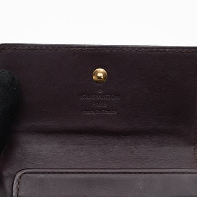 Elise Wallet Vernis Amarante