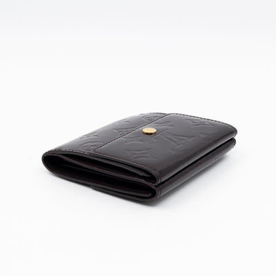 Elise Wallet Vernis Amarante