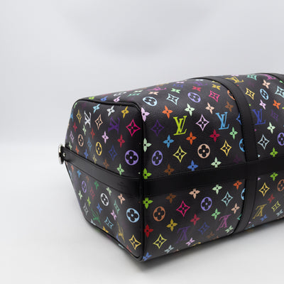 Keepall 50 Bandouliere LV x TM Black Multicolore