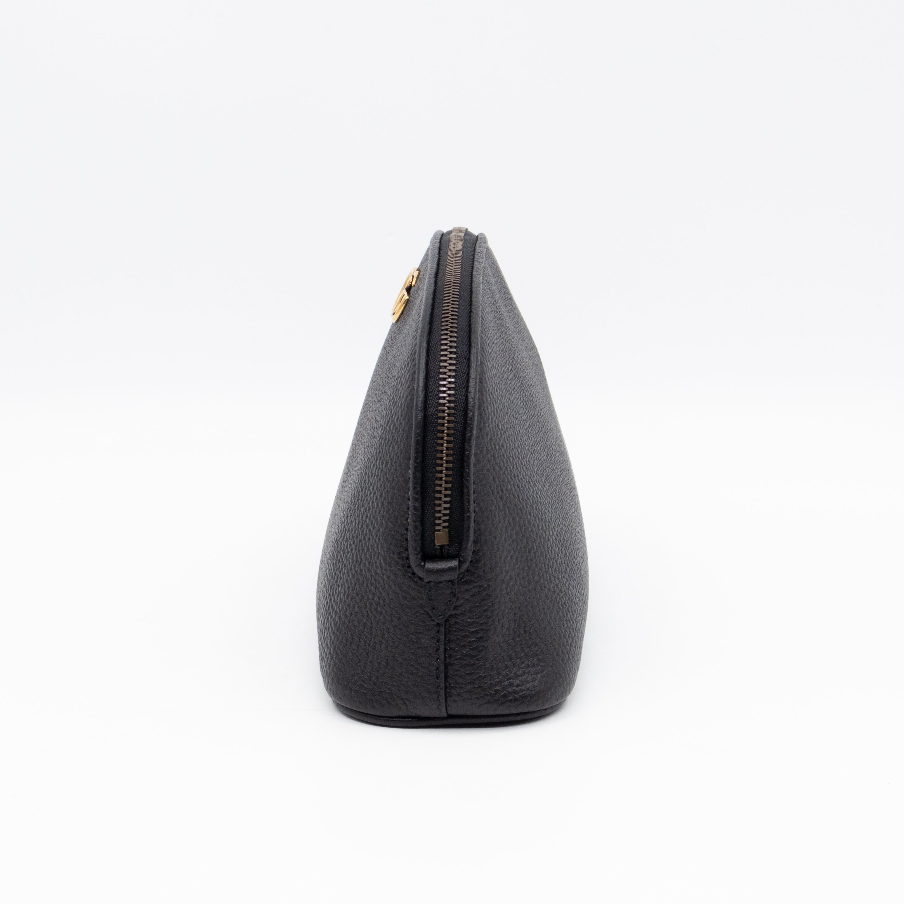 Bamboo Puller GG Beauty Case Black Leather