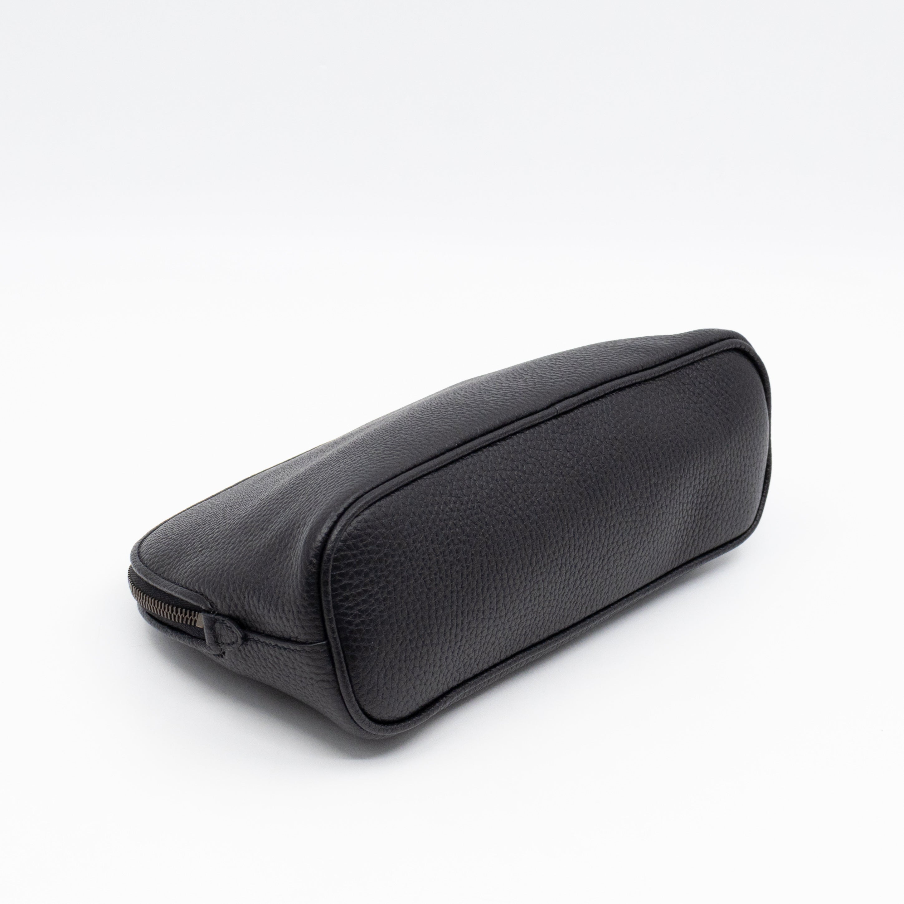 Bamboo Puller GG Beauty Case Black Leather