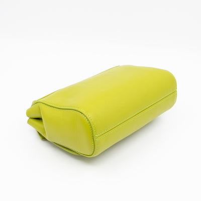 Lily Top Handle Acid Green Leather