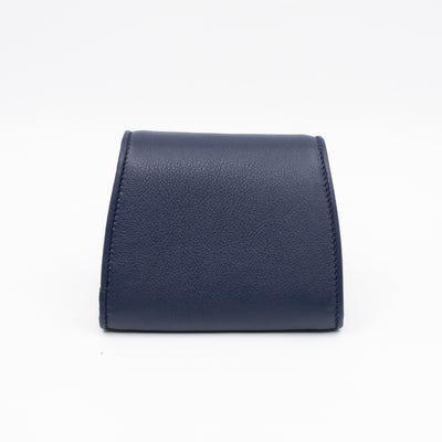 Blondie Medium Chain Wallet Bag Navy Leather