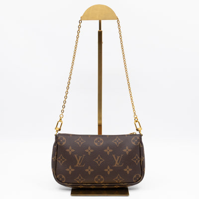 Pochette with Chain Monogram