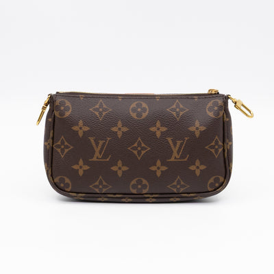 Pochette with Chain Monogram