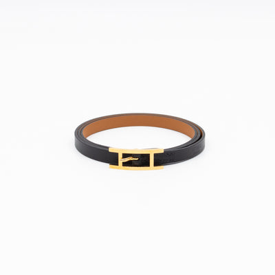 Hapi Triple Tour Bracelet Black Leather