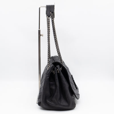 Nolita Large Black Leather