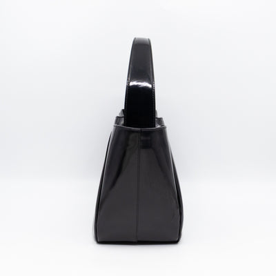 Tote Bag Brushed Black Leather