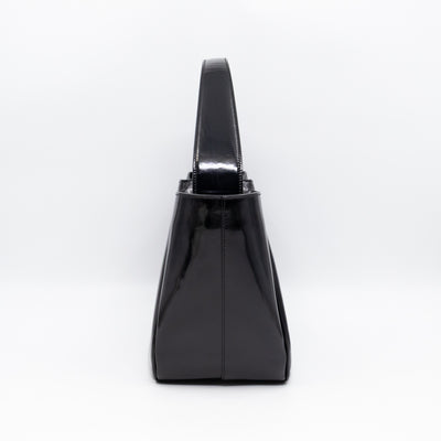 Tote Bag Brushed Black Leather