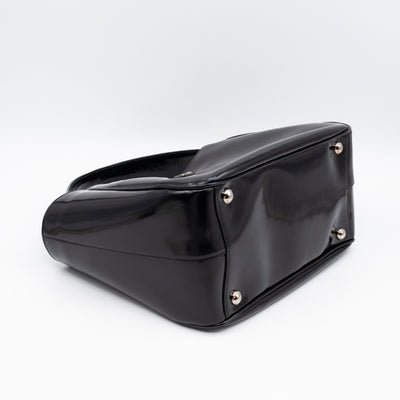 Tote Bag Brushed Black Leather