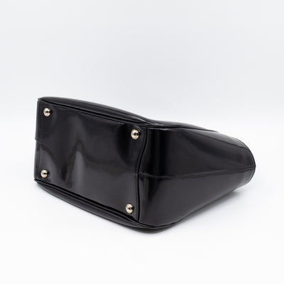 Tote Bag Brushed Black Leather