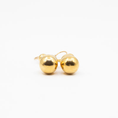 Phoebe Philo Dot Straight Gold Earrings