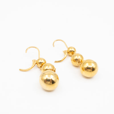 Phoebe Philo Dot Straight Gold Earrings