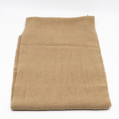 Long Wool Scarf Beige