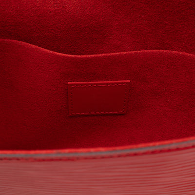 Pochette Felicie Red Epi Leather