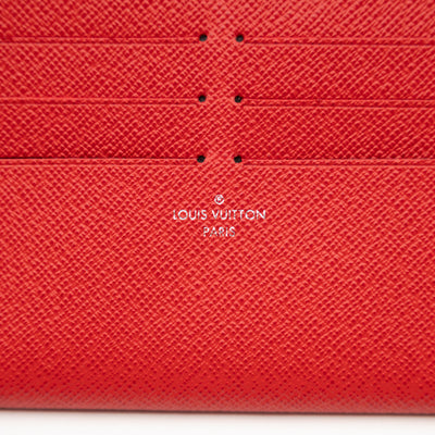 Pochette Felicie Red Epi Leather