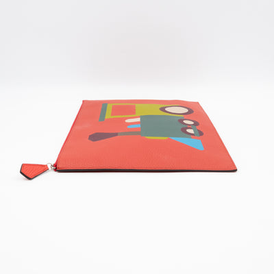 Moynat x Pharrell Williams Train Pouch Large Red