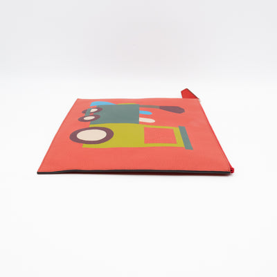 Moynat x Pharrell Williams Train Pouch Large Red