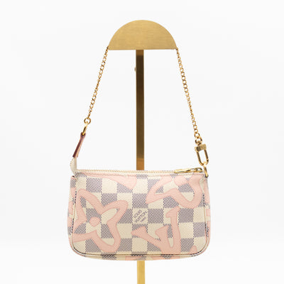 Mini Pochette Accessoires Damier Azur Tahitienne