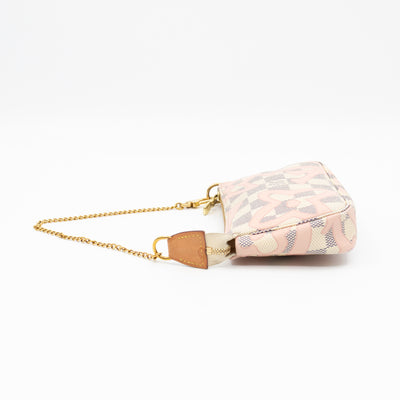 Mini Pochette Accessoires Damier Azur Tahitienne