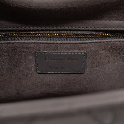 Lady Dior Medium Grey Leather