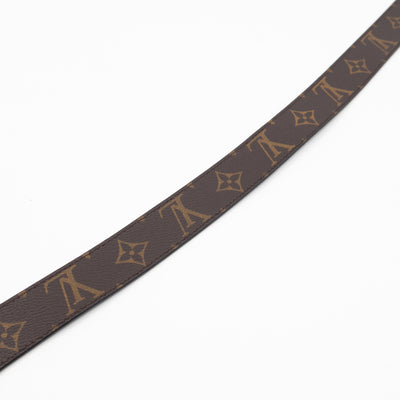 Initials Reversible Belt Monogram Black 85/34
