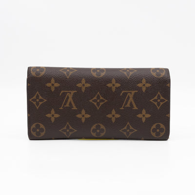 Emilie Wallet Monogram Fuchsia