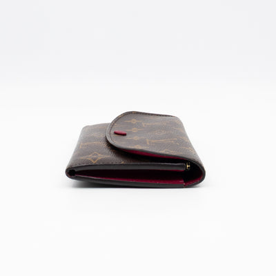Emilie Wallet Monogram Fuchsia