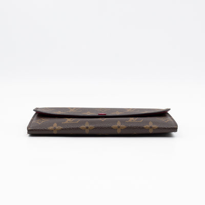 Emilie Wallet Monogram Fuchsia