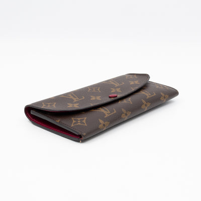 Emilie Wallet Monogram Fuchsia