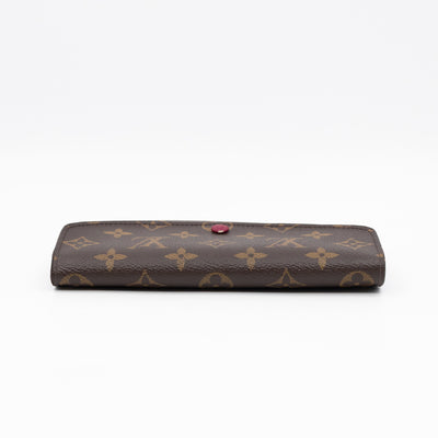 Emilie Wallet Monogram Fuchsia