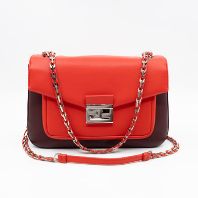 Be Baguette Red & Burgundy Nappa Leather