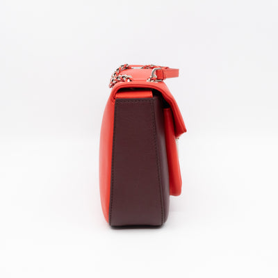 Be Baguette Red & Burgundy Nappa Leather