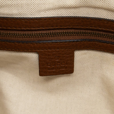 Ride Top Handle Tote Bag Brown Leather