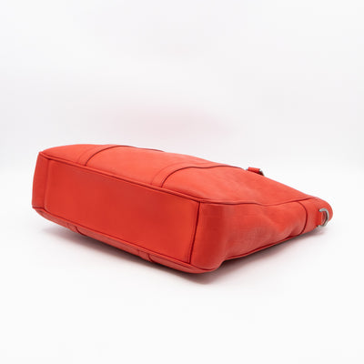 Tadao PM Tote Bag Red Damier Infini Leather