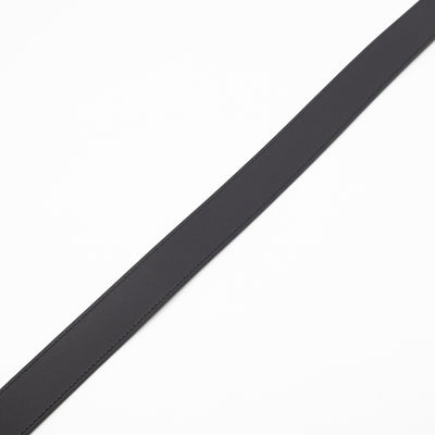 Square Buckle Belt Black GG Supreme Leather 95/38