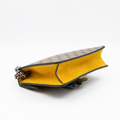 Dionysus Mini GG Supreme Yellow Suede