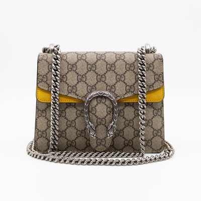 Dionysus Mini GG Supreme Yellow Suede