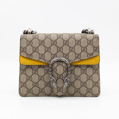 Dionysus Mini GG Supreme Yellow Suede