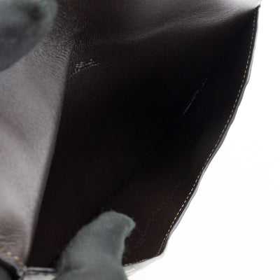 FF Diamonds Flat Pouch FF Brown Leather