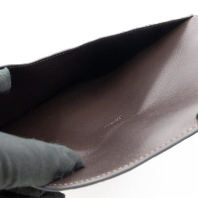 FF Diamonds Flat Pouch FF Brown Leather