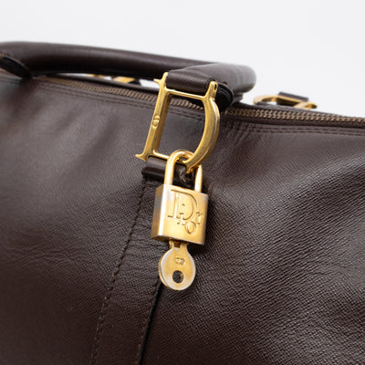 Traveller Bag Marron Fonce Leather