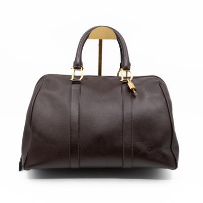 Traveller Bag Marron Fonce Leather