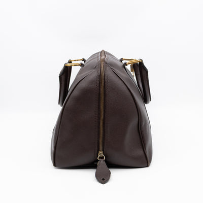 Traveller Bag Marron Fonce Leather